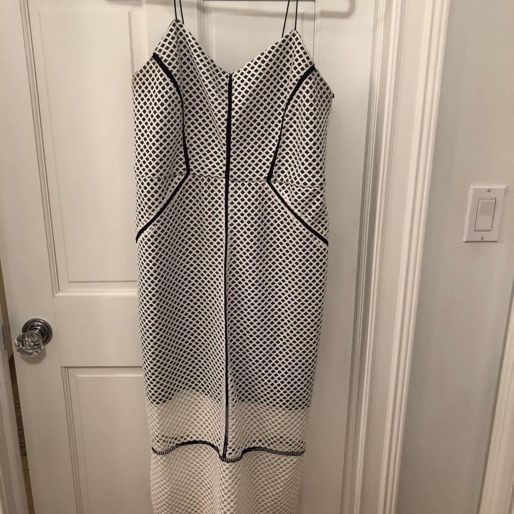 Crochet overlay dress